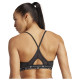 Adidas Γυναικείο μπουστάκι Aeroreact 3-Stripes Bra